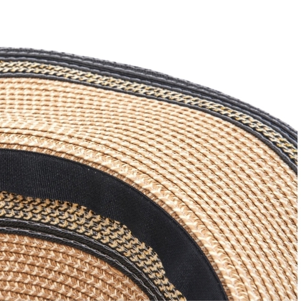 Bahia Raffia Hat Vacay Sun Hats Tropical Straw  Vacation Beach Hat - Picture 5 of 10